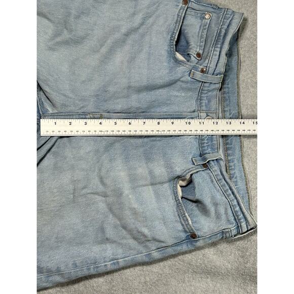Levis 501 Jeans Women W33 L32 Button Fly Light Blue Denim Slight Taper - Picture 8 of 16